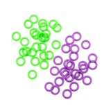 Clover Soft Stitch Ring Markers, Multicoloured, 5" Height, 2.6" Length, 0.2" Width Clover