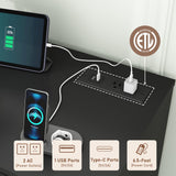 chartustriable Black 12 Drawers Dresser w/Power Outlet,60000-Colors Lights,63In Long Dresser Chest for Bedroom,Wooden Tall Large Capacity Clothing Storage Cabinet for Living Room,Entryway,Hallway chartustriable