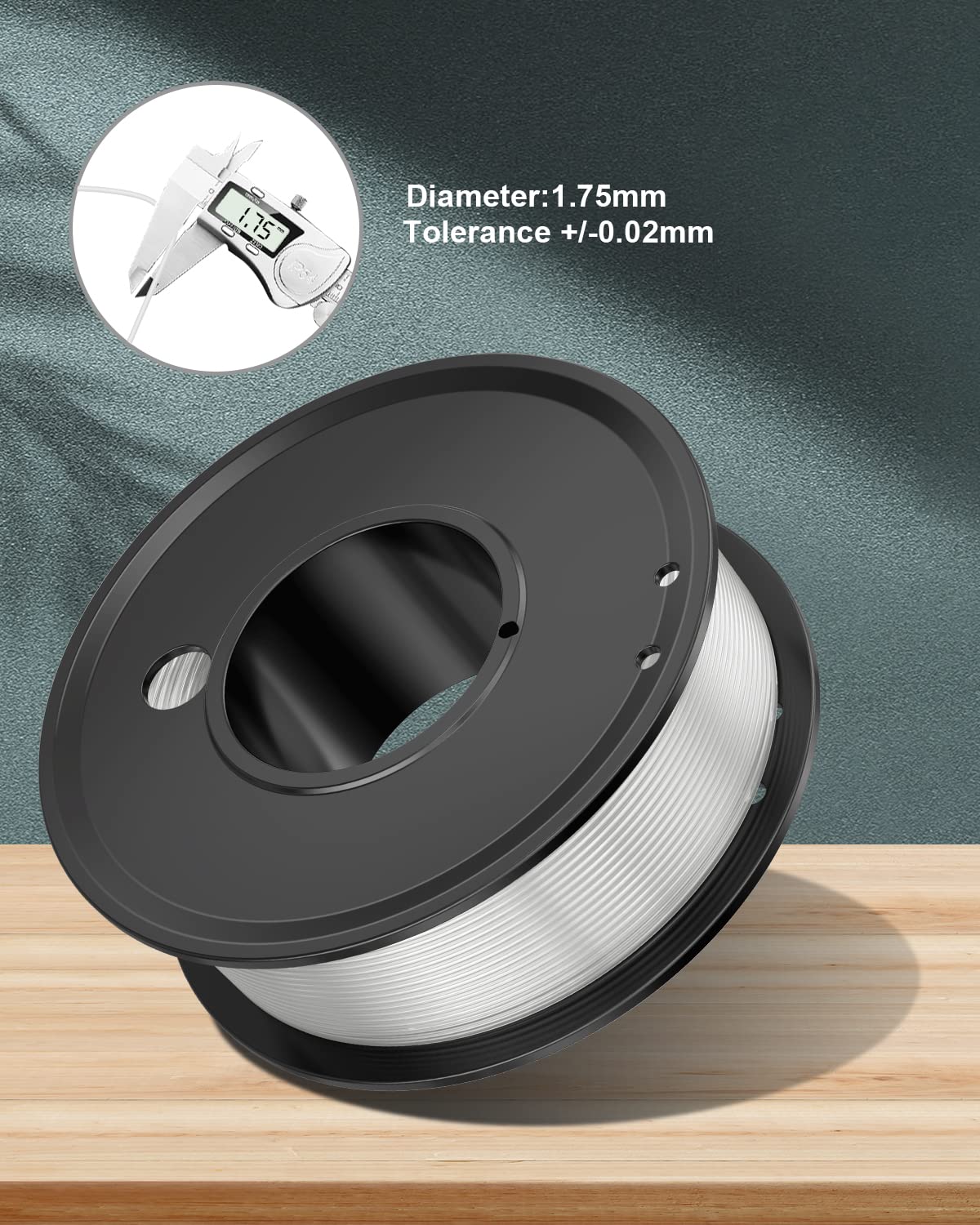 Haosegd 3D Printer Filament PLA Glow in The Dark 1.75mm 3-D Printing Materials 3 Colors Bundle Print Filiment 1.75 mm Green Blue Purple Fillament Accuracy ±0.05mm Spool Vacuum Packaging 250G X 3 Haosegd