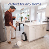 EyeVac Home Touchless Vacuum Automatic Dustpan - Great for Sweeping Pet Hair Food Dirt Kitchen - Fast & Powerful, Corded Canister Vacuum, Bagless, Automatic Sensors, 1000 Watt (Matte Black) EYE-VAC