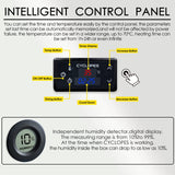 【EIBOS Official】3D Printer Filament Dryer Cyclopes with Fan, Filament Dry Box 2 Rolls with Adjustable Temp Max 70℃, Humidity Sensor, Infinite Timer, Compatible with 1.75mm 2.85mm 3.00mm PLA Nylon TPU EIBOS