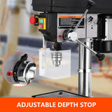17 in Floor Drill Press with Swing-away Safety Guard, 12 Amp 120V Pure Copper Motor, 200-3630 RPM Variable Speed, 0-45° Tilting Worktable, Tabletop Drilling Machine for Wood Metal CuisinAid