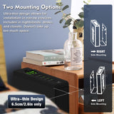 Biometric Slider Handgun Gun Safe for Home Nightstand,Cloakroom, Desk,Bed Side,Truck, Artemis Auto Sliding Door Hand Gun Safe for Pistol Unlock Fingerprint，Digital PIN，Key Access Artemis