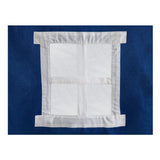 Max & Lily Underbed Curtain for Low Bunk Bed/Low Loft Bed, Play Curtain for Kids, Cotton Privacy Curtain for Bottom Bunk, 2 Panel Curtain Set Hot Blue/White Max & Lily