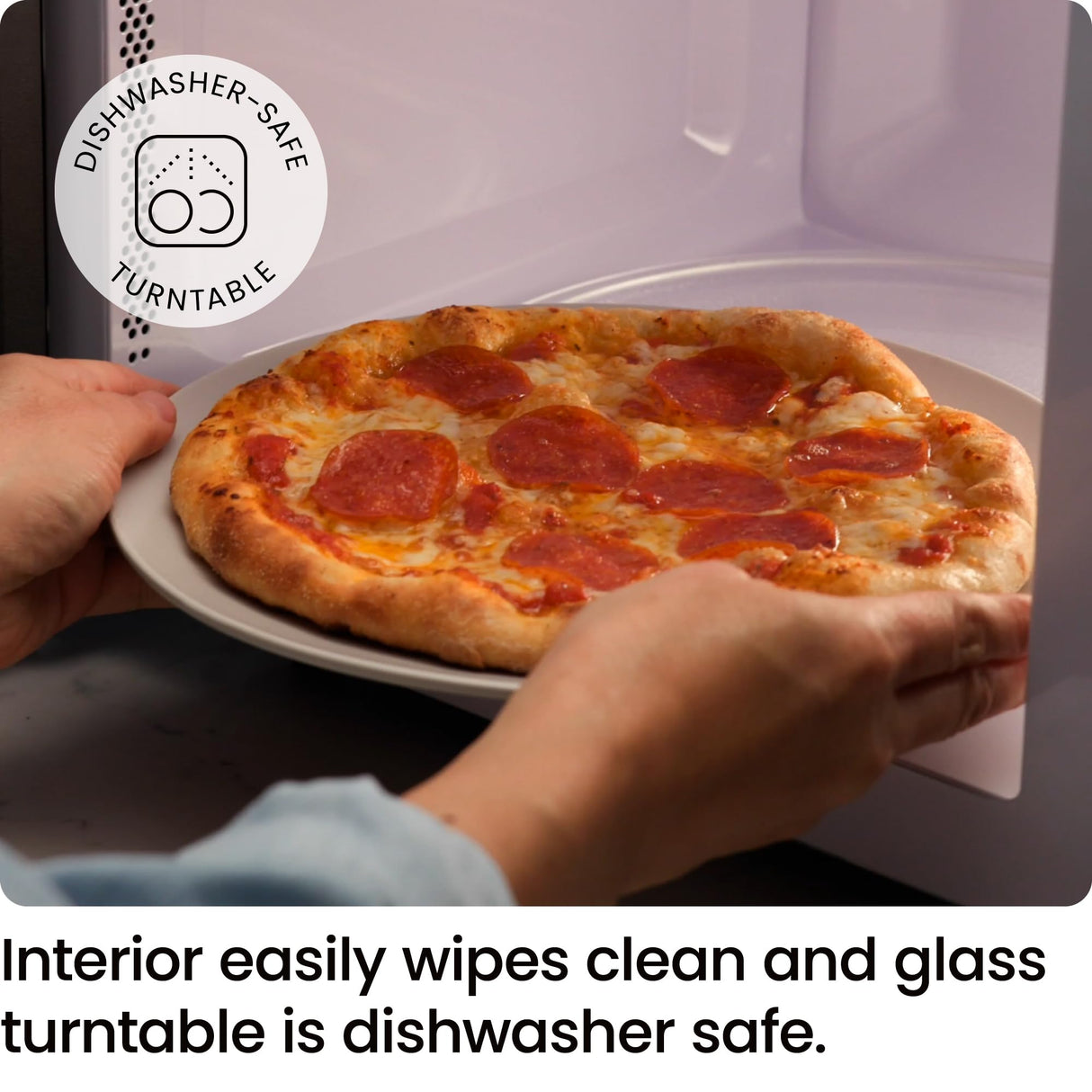 Chefman Countertop Microwave Oven 0.9 Cu. Ft. with Digital Display, 900 Watts, 6 Auto Menus, 10 Power Levels, Eco Mode, Memory Function, Mute Option, Child Safety Lock, Easy Clean Chefman