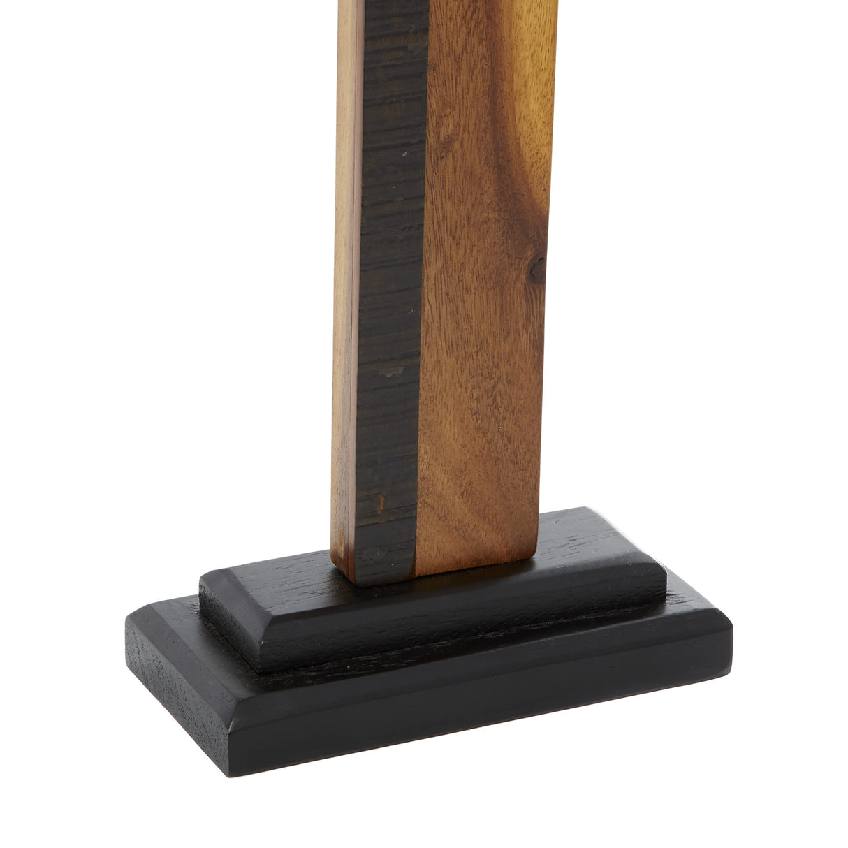 Deco 79 Brown Wood Modern Cross Sculpture, 18 x 10 x 4 Inches Deco 79