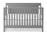 Oxford Baby Lazio 4-in-1 Convertible Crib, Dove Gray, GreenGuard Gold Certified Oxford Baby