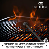 Leather Guy Branding Iron - Personalise Wood, Leather, and BBQ with Old West Designs The Leather Guy
