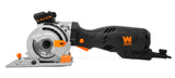 WEN 3620 5-Amp 3-1/2-Inch Plunge Cut Compact Circular Saw with Laser, Carrying Case, and Three Blades WEN
