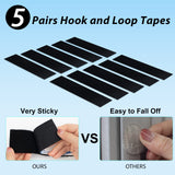 Vanten 2025 Upgraded Blackout Curtains, 157"x59" Blackout Shades,100% Blackout Window Shades with Strong Hook &, Loop Tapes, Temporary Blinds for Baby Nursery, Bedroom, Travel, Cars Vanten