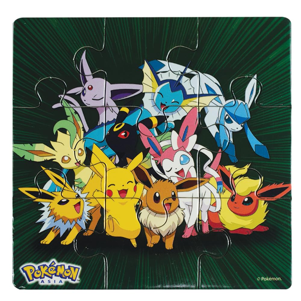 Pokemon Style Characters Zigsaw Puzzle, Pack of 6, Total 96 Pieces, Assortment 2 Topps