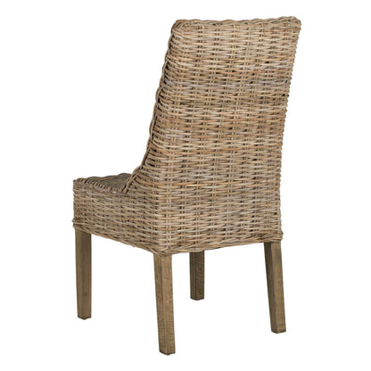 Safavieh Home Collection Suncoast Brown Dining Chair - WoodArtSupply