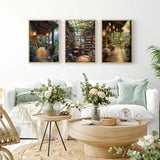 Paint by Numbers for Adults and Kids Beginner, 3 Pack Garden Book Flowers Painting by Number Kits On Canvas, Number Artist Paint by Number Kit DIY Oil Painting Acrylic Paints, Home Wall Decor 12x16in Fairyland JinWenn