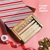 Luxury Foldable Bathtub Tray Caddy - Waterproof Wooden Bath Organizer for Wine, Book, Soap, Phone - Expandable Size Fits Most Tubs HOME IT