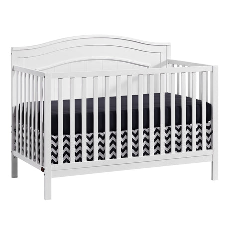 Oxford Baby Nolan 4-in-1 Convertible Baby Crib, Snow White, GreenGuard Gold Certified Oxford Baby