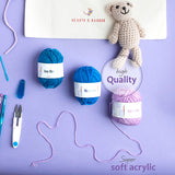 Soft Yarn for Crocheting - 2400 Yards Crochet Yarn for Crocheting and Knitting Yarn, Amigurumi Yarn for Knitting, Acrylic Yarn Bulk, Perfect Yarn for Crafts, Crocheting Yarn Set - 24 Yarn Pack x 50g Hearth & Harbor