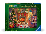 Ravensburger Christmas Eve 1500 Piece Holiday Jigsaw Puzzle for Adults - 12000717 - Handcrafted Tooling, Made in Germany, Every Piece Fits Together Perfectly Ravensburger