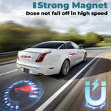 4Pcs Car Door Magnets, Flexible Blank Magnetic Sheets for Custom Signs, Bumper Stickers Magnets, Turn Any Decals into A Magnets, Strong Durable Car Magnets for Cars, Refrigerator BFXM