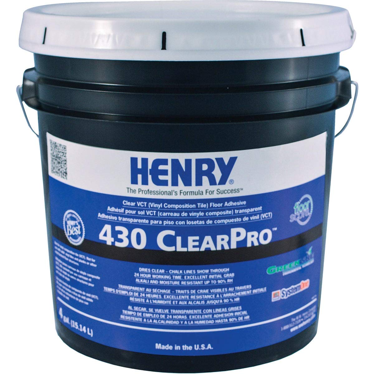HENRY, WW COMPANY 12102 4GAL #430 Floor Adhesive, 4 Gallon - WoodArtSupply