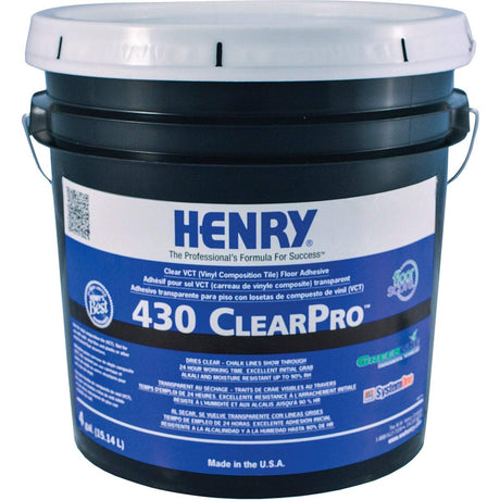 HENRY, WW COMPANY 12102 4GAL #430 Floor Adhesive, 4 Gallon - WoodArtSupply