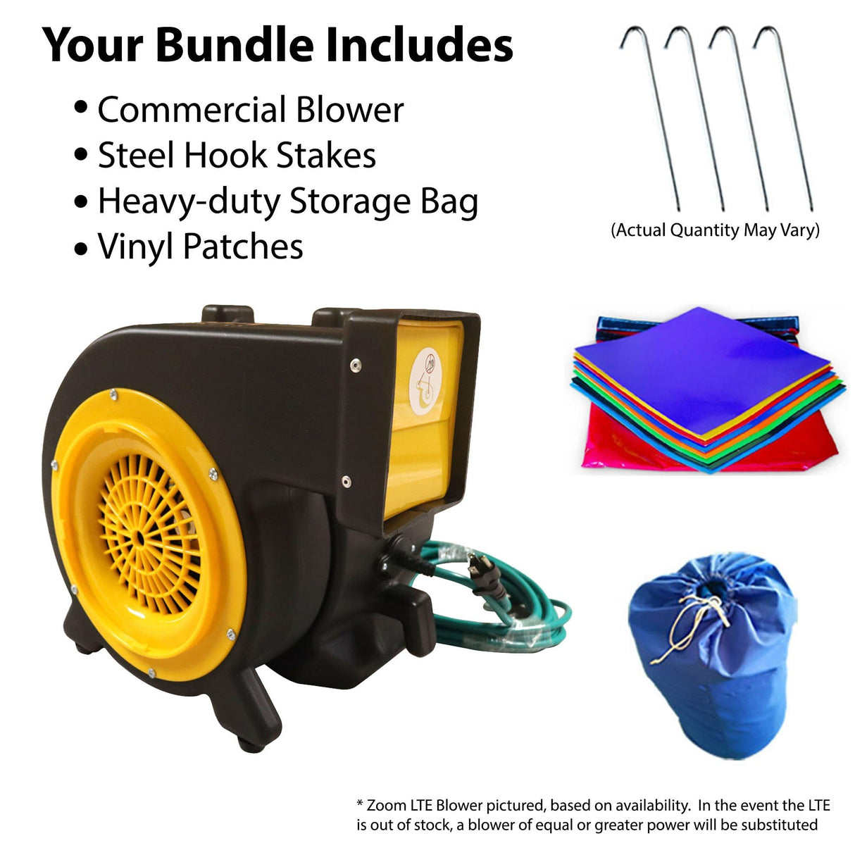 29'L Radical Run Inflatable Obstacle Course with Climbing Wall, Retro Rainbow, 16' Wide x 15' Height, Commercial Grade Interactive Bounce House, Includes: Blower and Stakes TentandTable