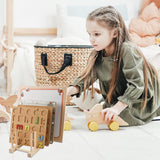 Wooden Puzzle Display Stand - Jigsaw Shelf Stand Puzzle Holder Rack - Storage and Organization for Kids & Adults PEUTIER