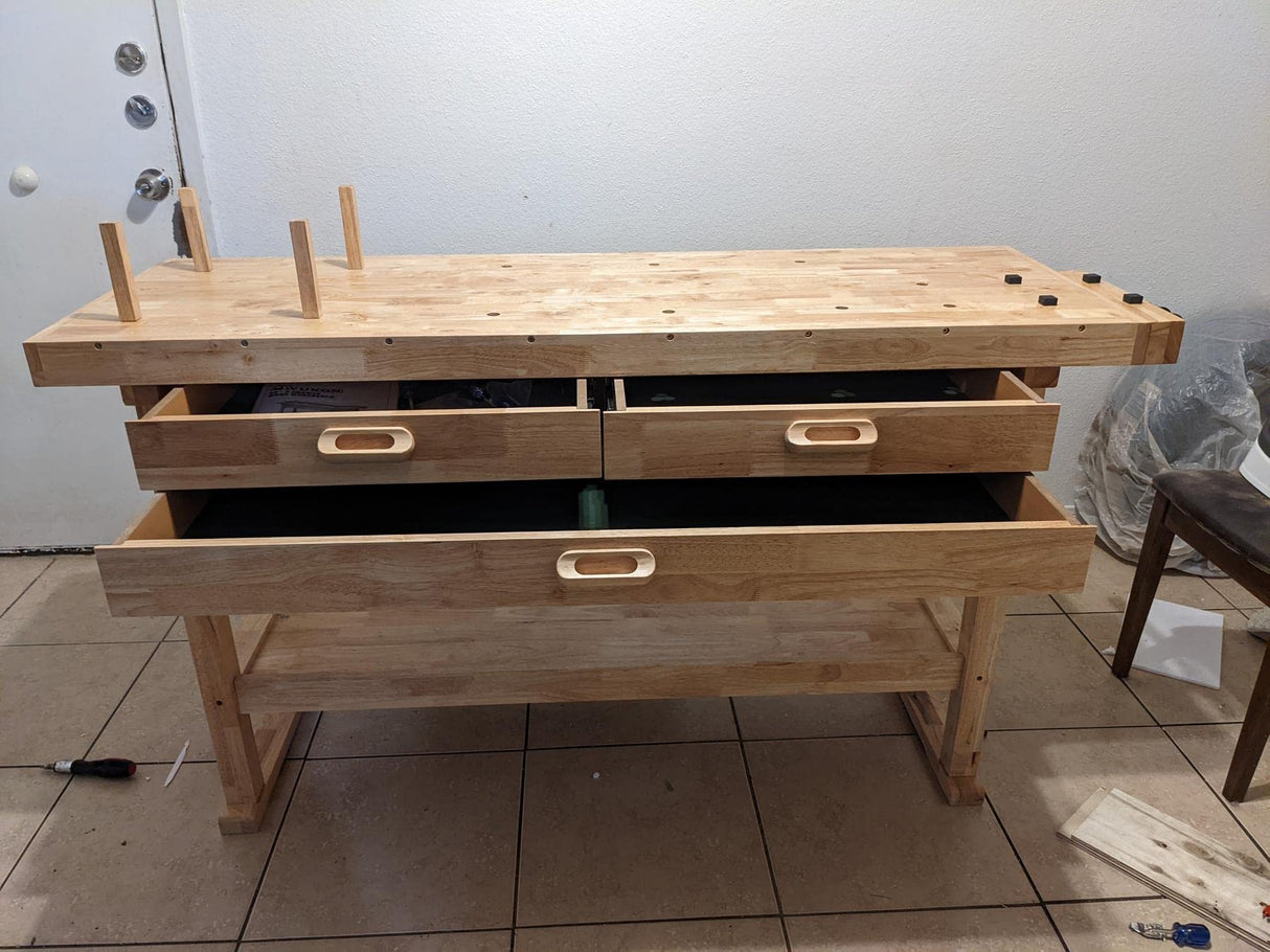 60 inch 3 Drawer Hardwood Workbench Yukon Formerly Windsor Design Nicky Nice