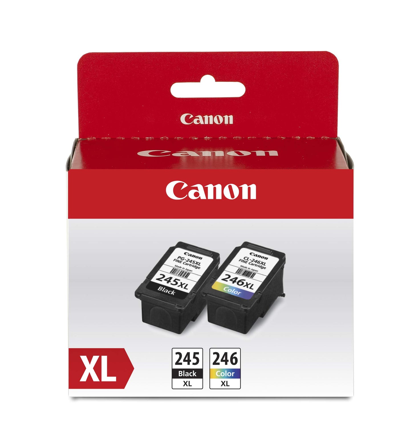 Canon PG-245 XL / CL-246 XL Genuine Ink Value Pack (2 Cartridges), Compatible with iP2820, MG2420/2924/2920/3020/2522/2525, MX492, TS3120/302/302a/202/202a/4520/3320