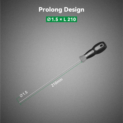 Creality Clog Poke,3D Printer Nozzle Cleaning Kit,Φ1.5mm L210mm Prolong Throat Piercing Needle 3D Printing Tool for 1.75mm Nozzles,Clean Hotend Without Disassembly - WoodArtSupply