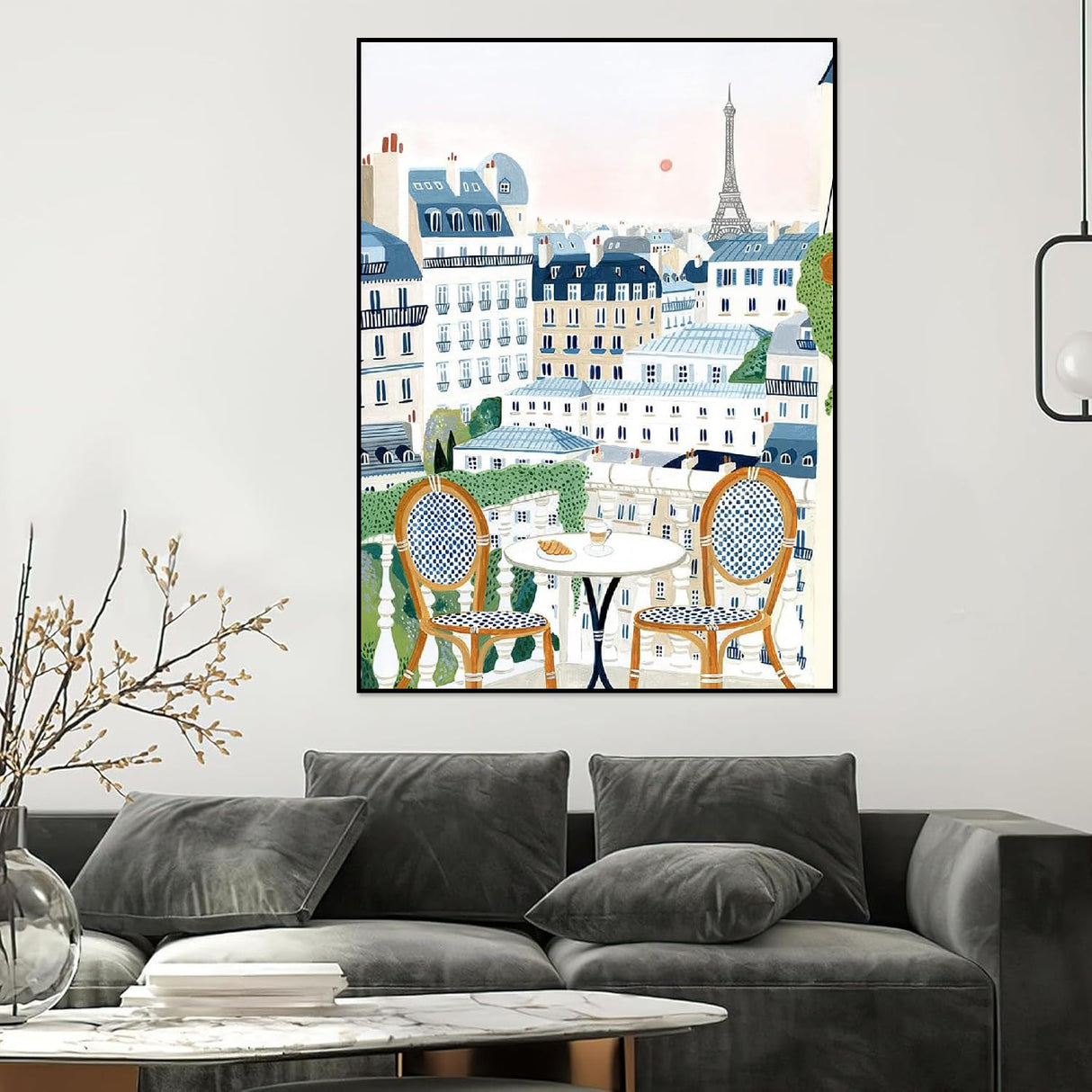 9 Packs Paint by Number for Adults, Scenery DIY Acrylic Oil Painting Paint by Numbers Kits on Canvas, Adults Paint by Numbers Kits Drawing Paintwork for Home Decor Gift Cityscape 12x16in KICHANG