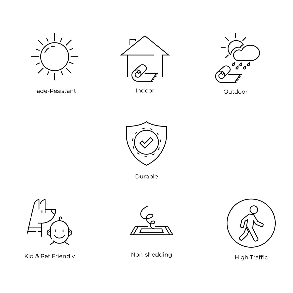 JONATHAN Y Weave Floral Indoor Outdoor Area Rug 8X10 Navy/Gray, Tela Bohemian Textured for Backyard, Patio, Porch, Easy-Cleaning, High Traffic, Pet-Friendly, Non-Shedding (SMB100B-8) JONATHAN Y