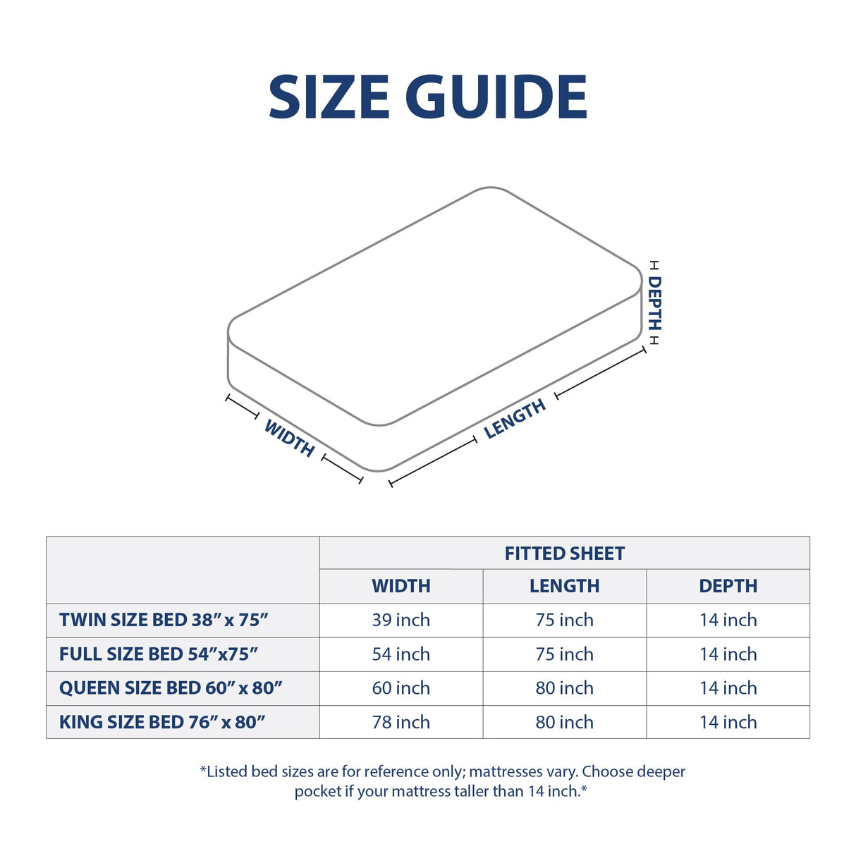 Cathay Home Twin Fitted Sheet - Double Brushed Ultra Soft – Wrinkle & Fade Resistant - 14" Standard Pocket Fitted Sheet Only - Good Fit for 12"-16" Deep Mattress (Twin, Black) Cathay Home