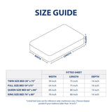 Cathay Home King Fitted Sheet - Double Brushed Ultra Soft – Wrinkle & Fade Resistant - 14" Standard Pocket Fitted Sheet Only - Good Fit for 12"-16" Deep Mattress (King, Black) Cathay Home