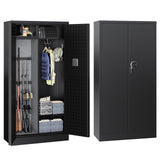 Yizosh Large Gun Safe for Home Rifle and Pistol,Quick Access Gun Safe,Gun Cabinet with Removable Shelf,Gun Cabinet,Rifle Safe Yizosh