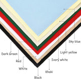 Caydo 8 Pieces Aida Cloth 8 Color 14 Count Classic Reserve Cross Stitch Fabric, 12 by 18-Inch Caydo