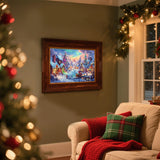 cviokrdu Christmas Paint by Numbers Kit for Adults - Snow Scene Adult Paint by Number Kits on Canvas, DIY Christmas Oil Painting for Gift Home Wall Decor (20x16inch) cviokrdu