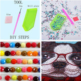 Painting by Number Kits for Kids 5D Diamond Painting Full Drill Diamond Dotz Kits for Children Gifts VVEEWUU