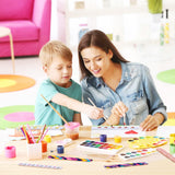 HappyHapi 42 Pack Slap Bracelets White, 8.7 x 1.2 Inch DIY Slap Bands Party Favors for Birthday,Halloween,Christmas, Blank Soft Wristband School Craft Projects, DIY Painting, Corsage, Vinyl Wrapping HappyHapi