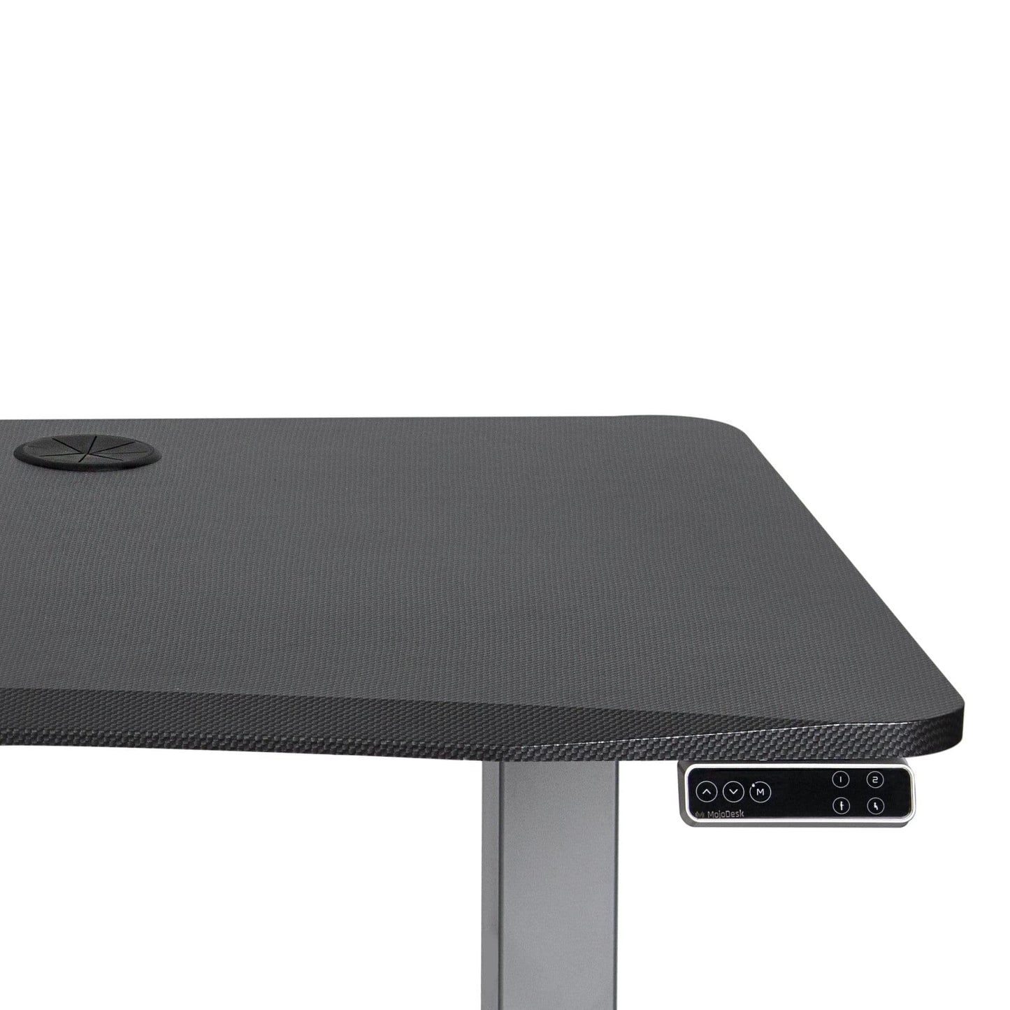 MojoDesk Electric Standing Desk - 72" x 30" - Dual Motor Sit to Stand Desk with 3-Stage Adjustable Steel Legs - 4 Memory Settings - Ergonomic Front - WoodArtSupply