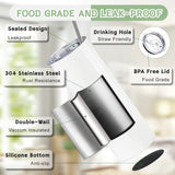 Kocdam 4 Pack Sublimation Tumblers with Lids and Straws Bulk, 20oz Sublimation Tumbler Blank, Stainless Steel Double Wall Sublimation Tumblers 20 oz Skinny, Polymer Coating for Heat Transfer Kocdam