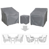 Baner Garden B15 3-Piece Outdoor Veranda Patio Garden Furniture Cover Set with 600D Durable and Water Resistant Fabric… BANER GARDEN