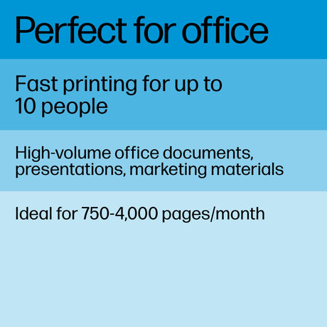 HP LaserJet Pro 4001n Black & White Printer, Print, Fast speeds, Easy setup, Mobile printing, Advanced security, USB, Ethernet Connection, Best-For-Office HP