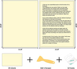 Preserve 6 X 1000 Jigsaw Puzzle Glue Sheets - 24 Peel and Stick Saver Sheets, No Stress & No Mess Backing Adhesive to Preserve Your Puzzle RECHIATO