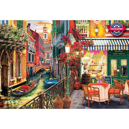 Anatolian Puzzle - Venetian Cafe - 2000 Piece Jigsaw Puzzle #3952, Multicolor