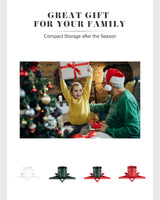 Christmas Tree Stand for 6ft Real Tree Green Christmas Tree Holder for Holiday Home Party Christmas Tree Decorations Fits Up to 4.7" Live Xmas Tree Trunks Tree Nest