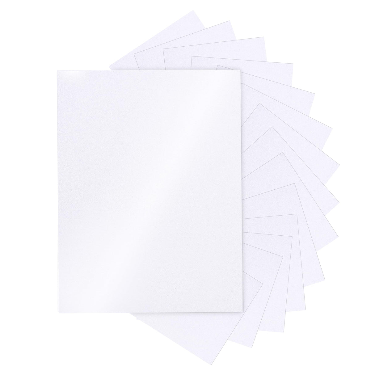 Silunkia 28 Sheets Shimmer White Cardstock 8.5 x 11 Craft Paper, 250gsm/92lb Premium Heavyweight Paper Card Stock for DIY Card Making, Greeting Cards, Business Cards, Wedding Invitations, Menus Silunkia