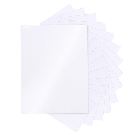 Silunkia 28 Sheets Shimmer White Cardstock 8.5 x 11 Craft Paper, 250gsm/92lb Premium Heavyweight Paper Card Stock for DIY Card Making, Greeting Cards, Business Cards, Wedding Invitations, Menus Silunkia
