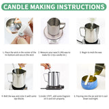 SUPERSUN Candle Making Kit for Adults, DIY Candle Making Supplies for Adults, Beginners, Include Beeswax, Candle Tins, Wicks, Essential Oils, Dyes, DIY Candle Making Set Gift for Christmas SUPERSUN
