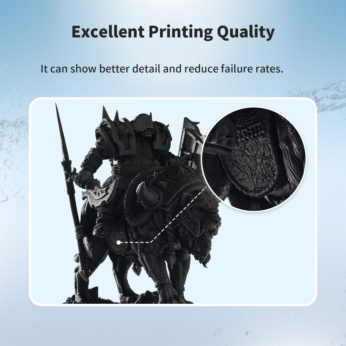 Chitu Systems Water Washable Resin 1KG,Faster Post-Processing, 405nm Standard Photopolymer Resin for 8K/10K/12K/LCD/DLP/SLA 3D Printers,Near-Expiry Resin - Limited Stock (Black, 1000g) chitu systems