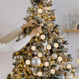 25 Pack Names of Jesus Ornaments, 5 cm / 2 inch Diameter | Name of Jesus Advent, Wood Hanging Ornaments with Savior Names, Ornaments for Christmas Tree Decor WoodArtSupply